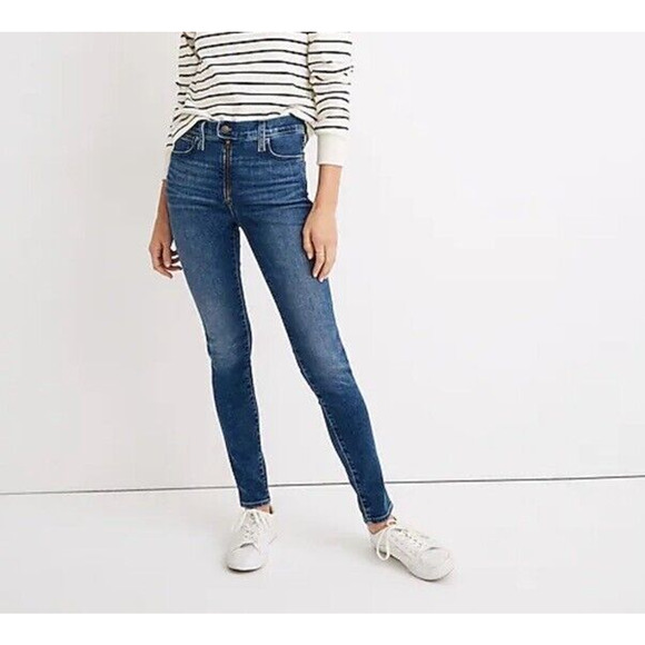 Athleta Denim - Athleta Jeans Women's 4 High Rise Sculptek Skinny Blue Denim Performance